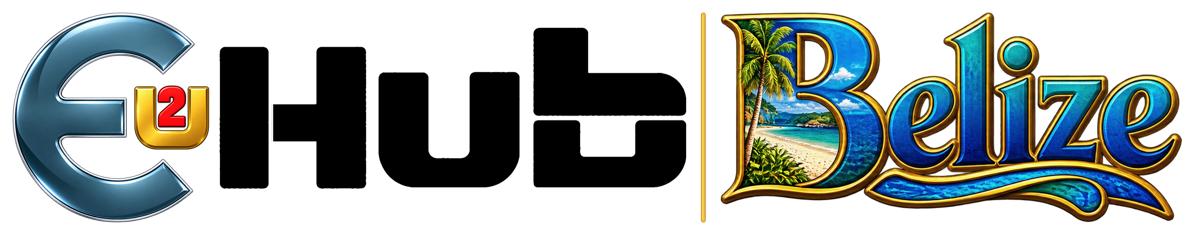e2UHUB Belize official logo